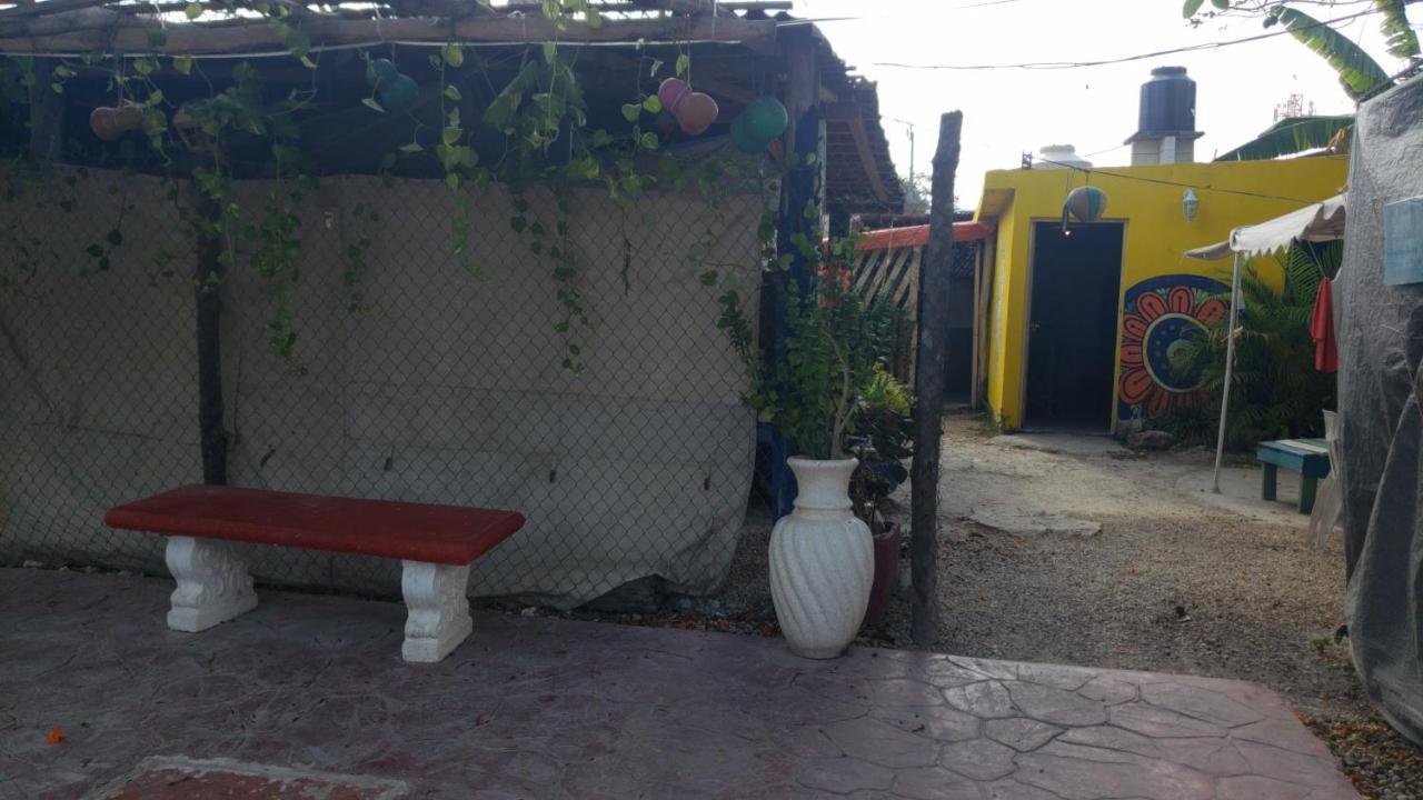 Hostal Y Camping Las G Bacalar Dış mekan fotoğraf