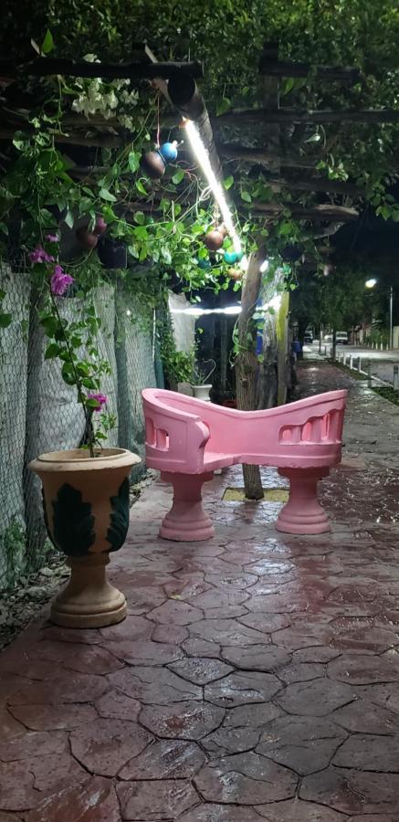 Hostal Y Camping Las G Bacalar Dış mekan fotoğraf