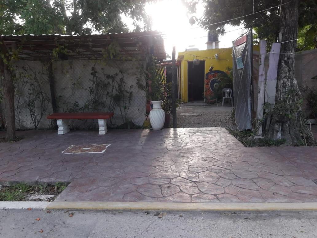 Hostal Y Camping Las G Bacalar Dış mekan fotoğraf