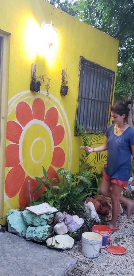Hostal Y Camping Las G Bacalar Dış mekan fotoğraf