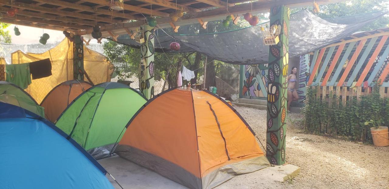 Hostal Y Camping Las G Bacalar Dış mekan fotoğraf